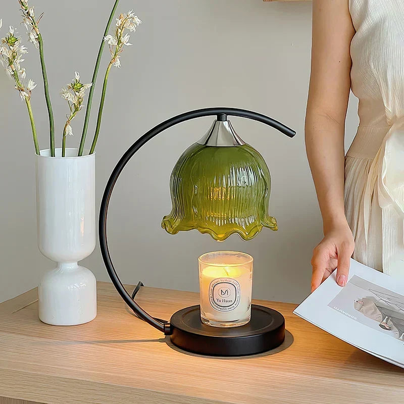 Tulip Candle Warmer Lamp — Flameless Scented Candle Heating System