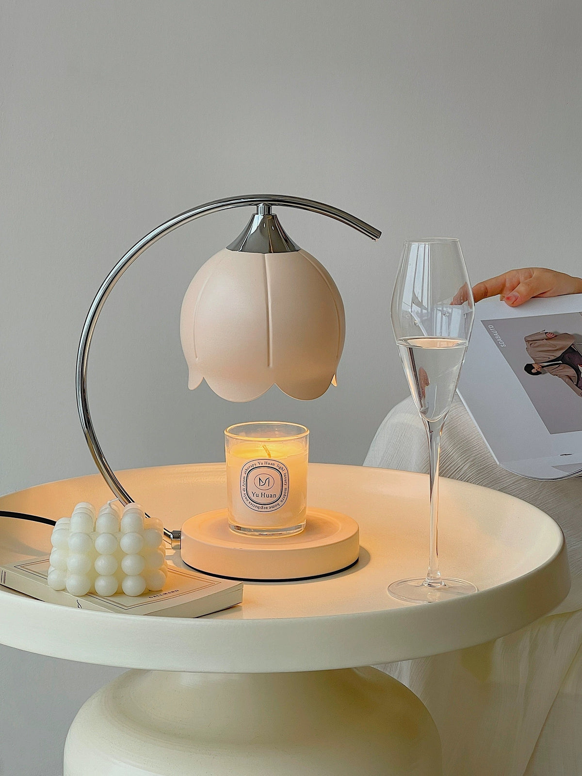 Tulip Candle Warmer Lamp — Flameless Scented Candle Heating System
