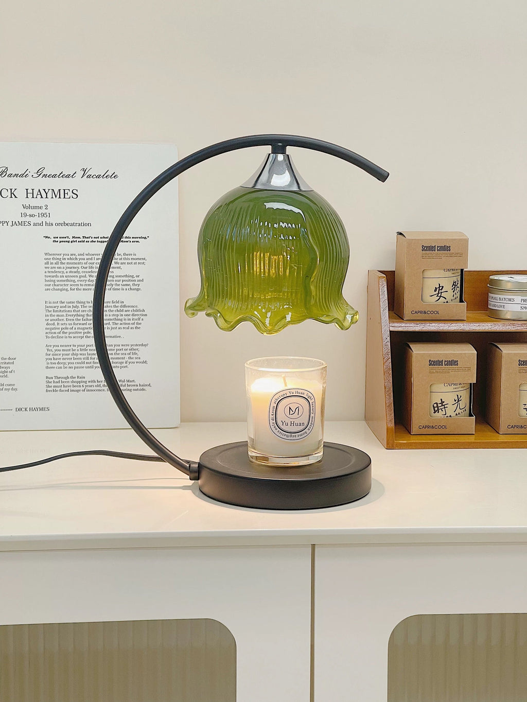 Tulip Candle Warmer Lamp — Flameless Scented Candle Heating System