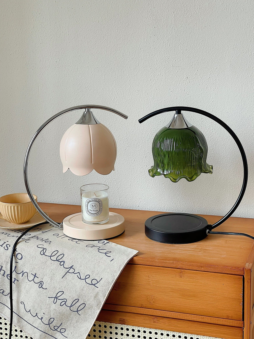 Tulip Candle Warmer Lamp — Flameless Scented Candle Heating System
