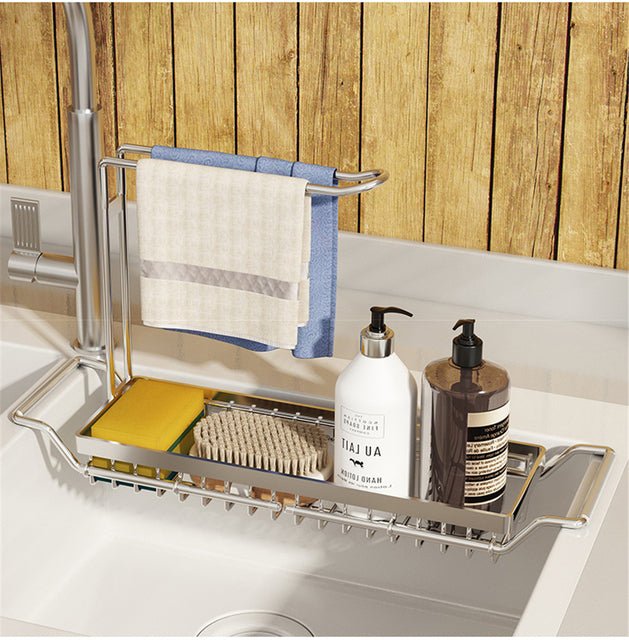 Adjustable Storage Shelf For The Sink | Filindra
