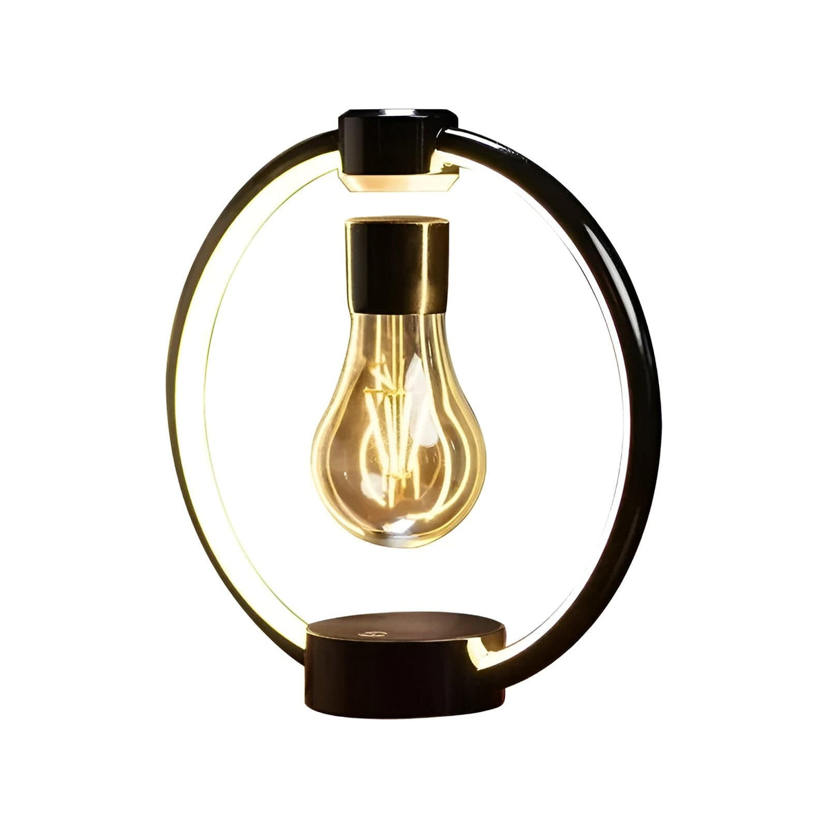 Retro-Magnetlevitationslampe – schwebendes, rotierendes LED-Licht