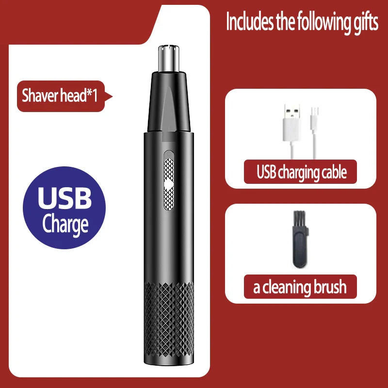 Recortador de vello nasal TrimPro con carga USB — Cortador compacto