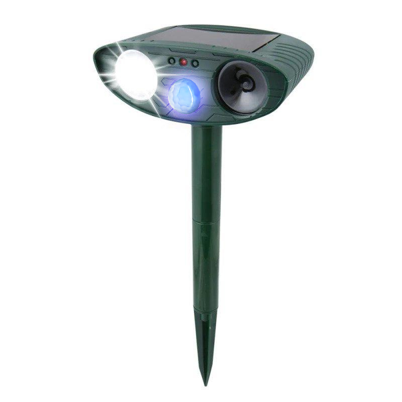 Ultrasonic Rabbit Repeller – Solar Powered and Flashing Light – Get Rid of Rabbits | Filindra