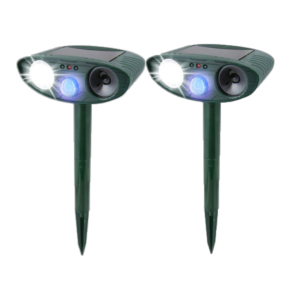Ultrasonic Rabbit Repeller – Solar Powered and Flashing Light – Get Rid of Rabbits | Filindra