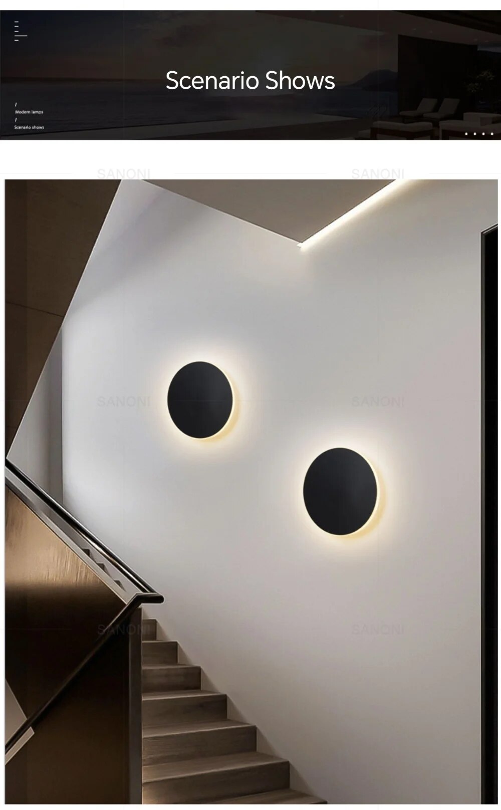 Sleeksphere Round LED Wall Lamp — Modern Style Lighting