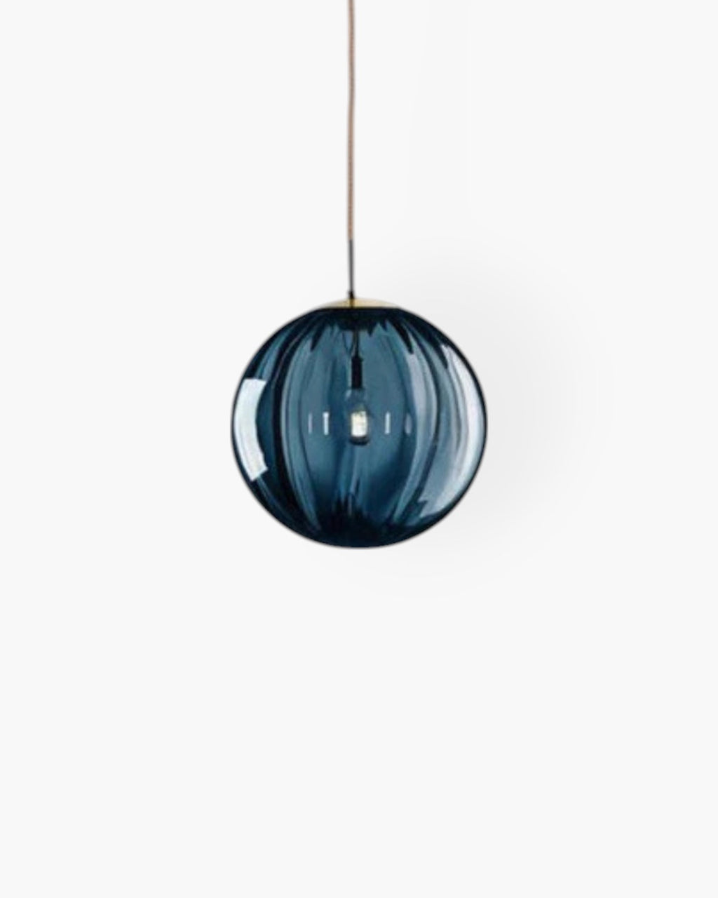 VeraLux vintage taklampa i bärnstensfärgat glas med varmt sken