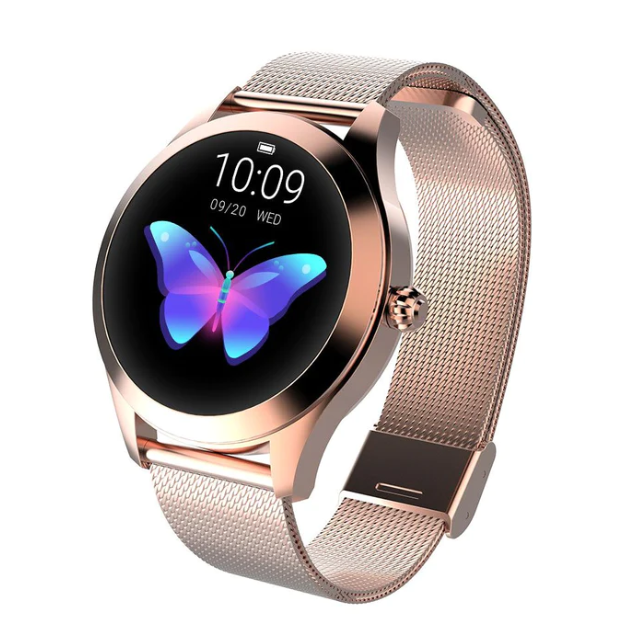 AstraNova Luksusowy smartwatch damski — wyświetlacz z kryształowym ekranem