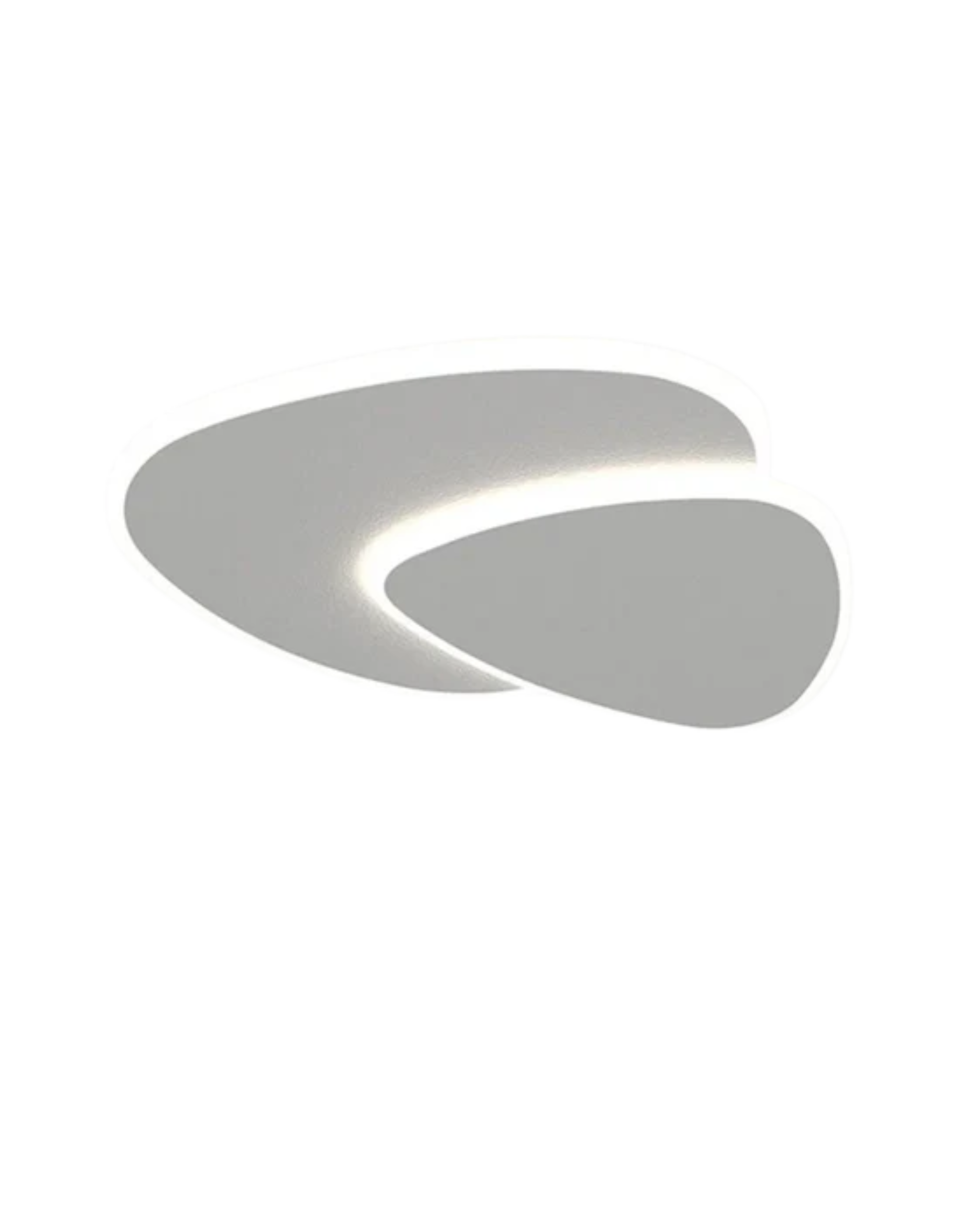 Asymmetrical Ceiling Light — Integrated LED Warm Glow