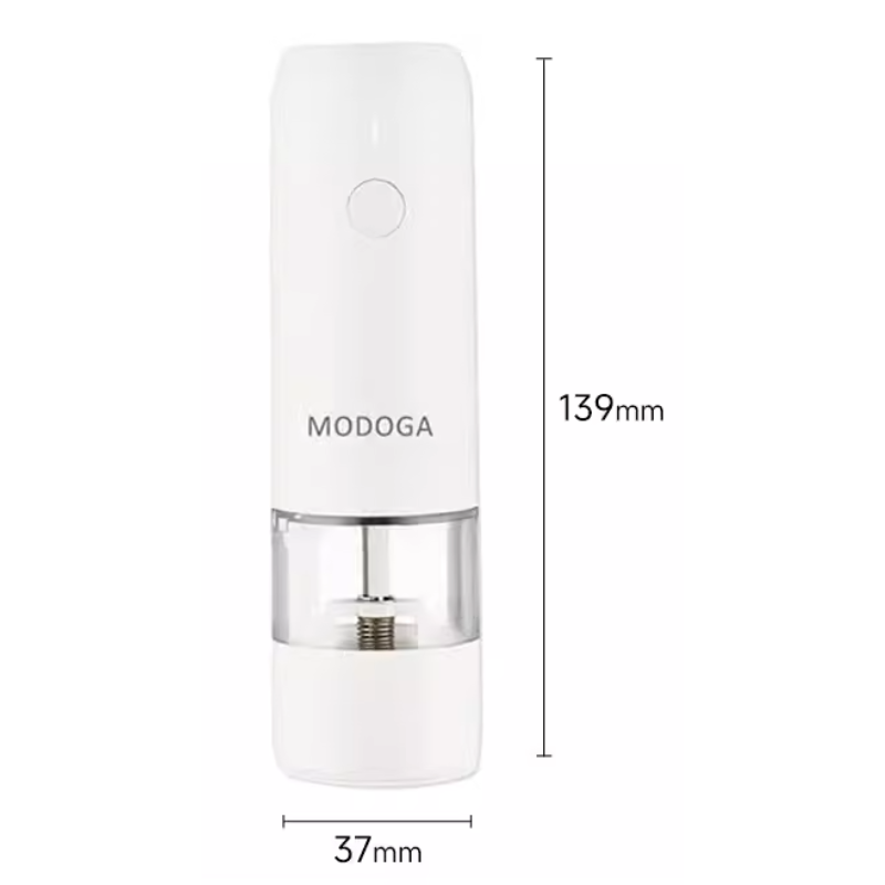 Electric Pepper Grinder — One-Hand Operation, Adjustable Grind