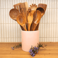 ナチュラルチーク材キッチン用品9点セット