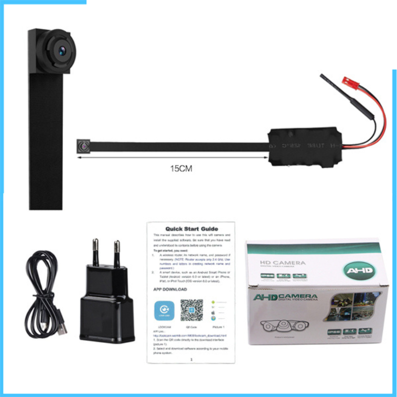 LuminaGuard 4K Indoor Camera — Hidden Mini Recorder, Wi-Fi Connection