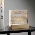 Elementa Lux Backlit Periodic Table Display With Real Samples