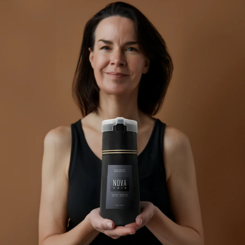NovaHair bylinný šampon na barvení vlasů za 10 minut
