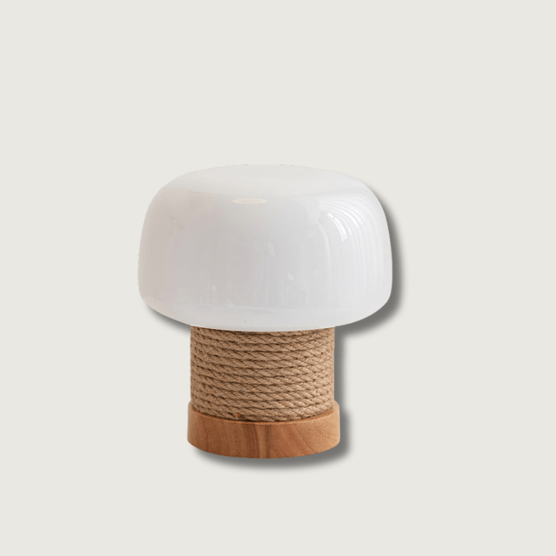 Aurelium Wood Base LED Desk Light For Nightstands And Desks