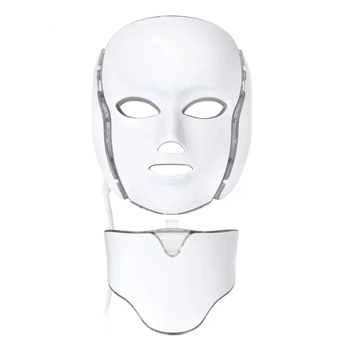 Led-fotontherapiemasker met 7 kleuren — verzorging van gezicht en hals