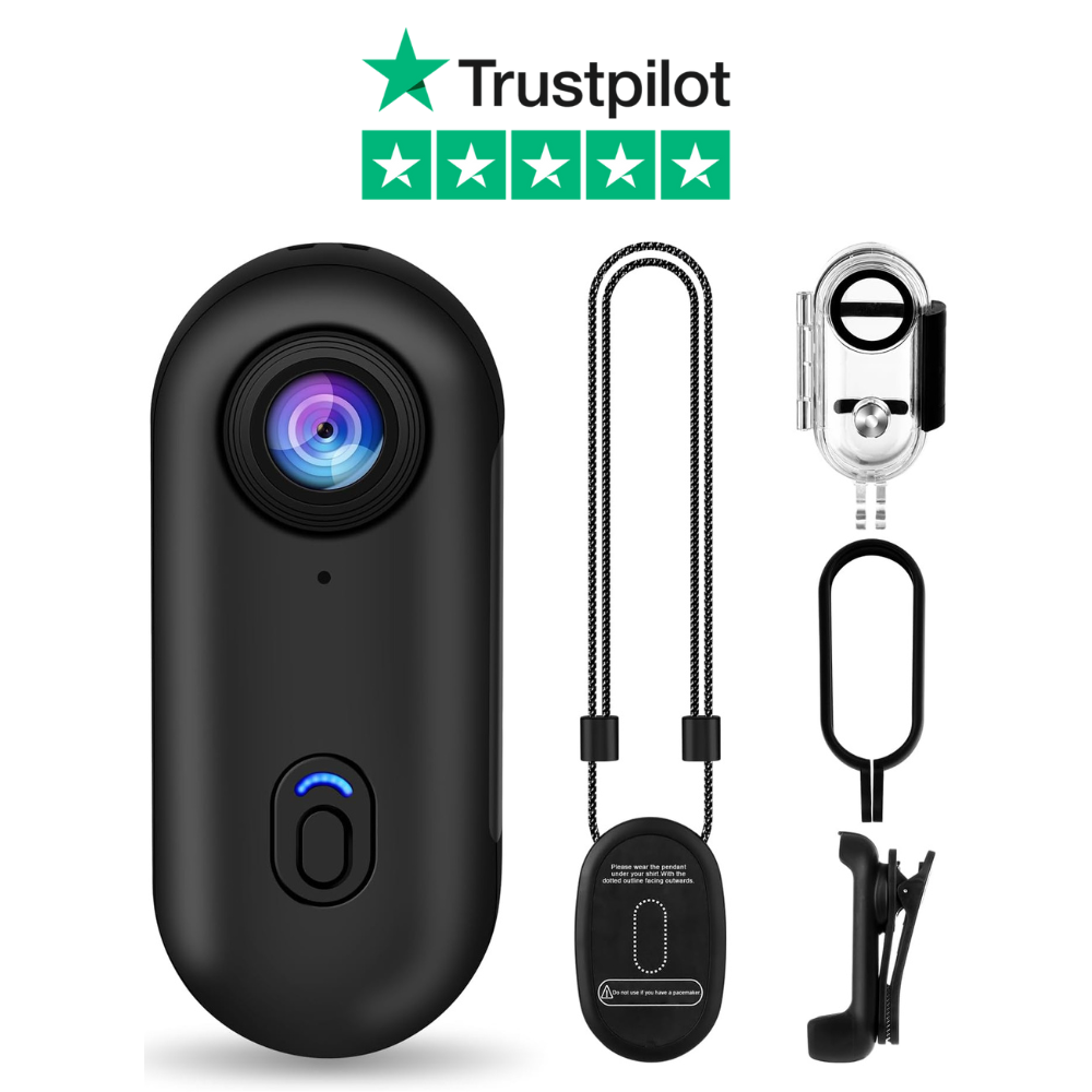 VisusCam Mini 4K POV Camera — Hands-Free First-Person Capture