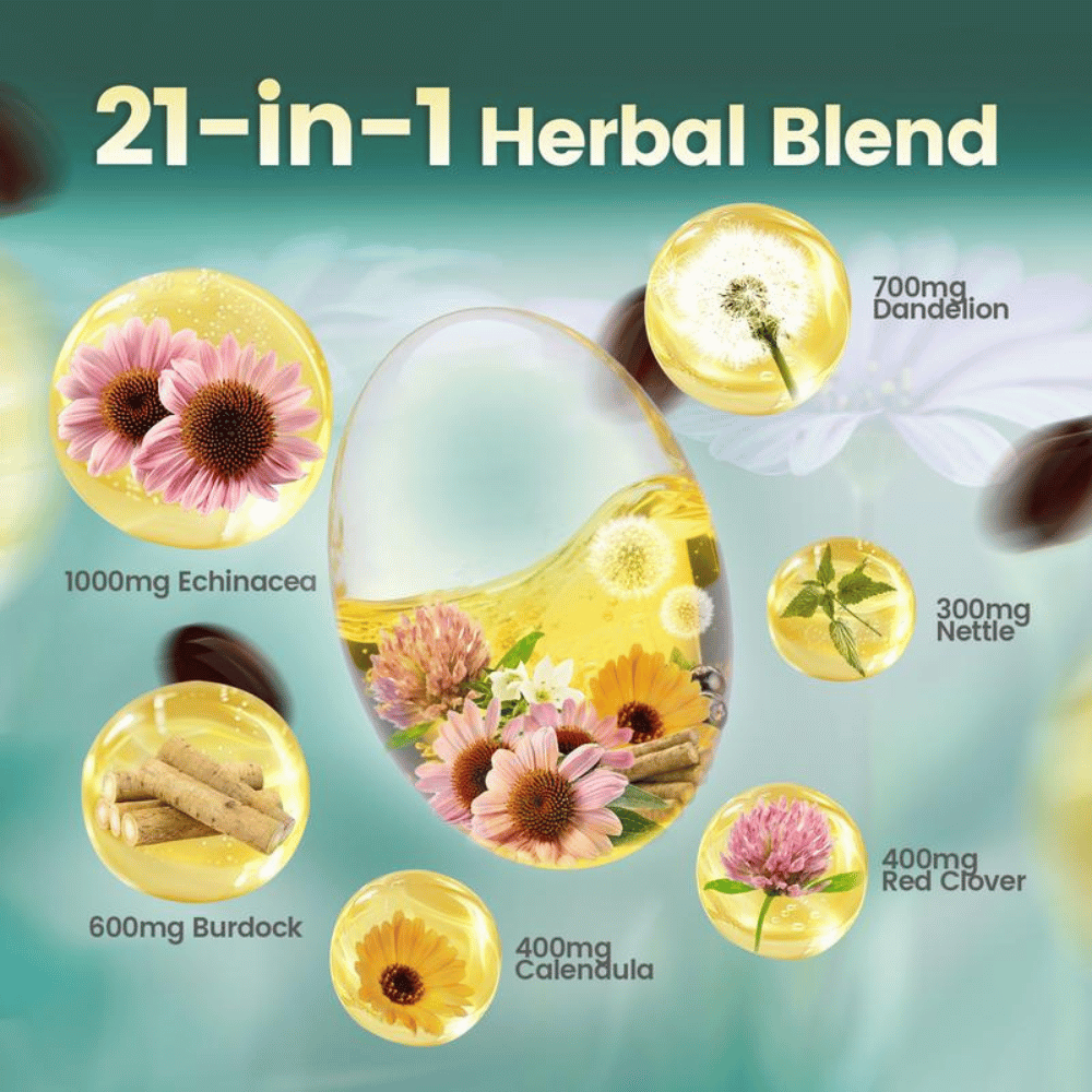 Natural Lymphatic Drainage Complex — Daily Wellness Supplement