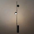 Classic Black Floor Lamp - Metal & Acrylic Linear Design for Living Room - Flindria