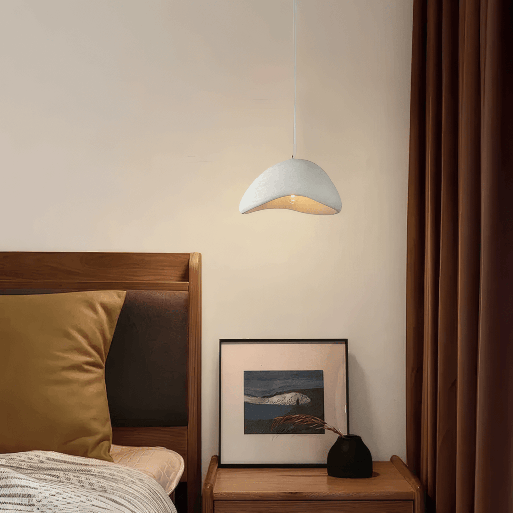 Moderne Polyethyleen Hanglamp - Witte/Grijze Koepel voor Woonkamer - Flindria