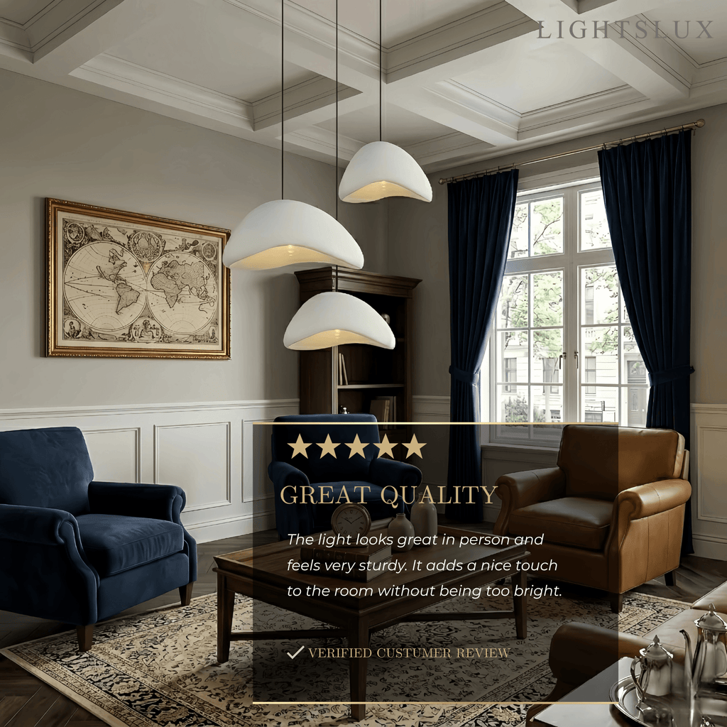 Moderne Polyethyleen Hanglamp - Witte/Grijze Koepel voor Woonkamer - Flindria