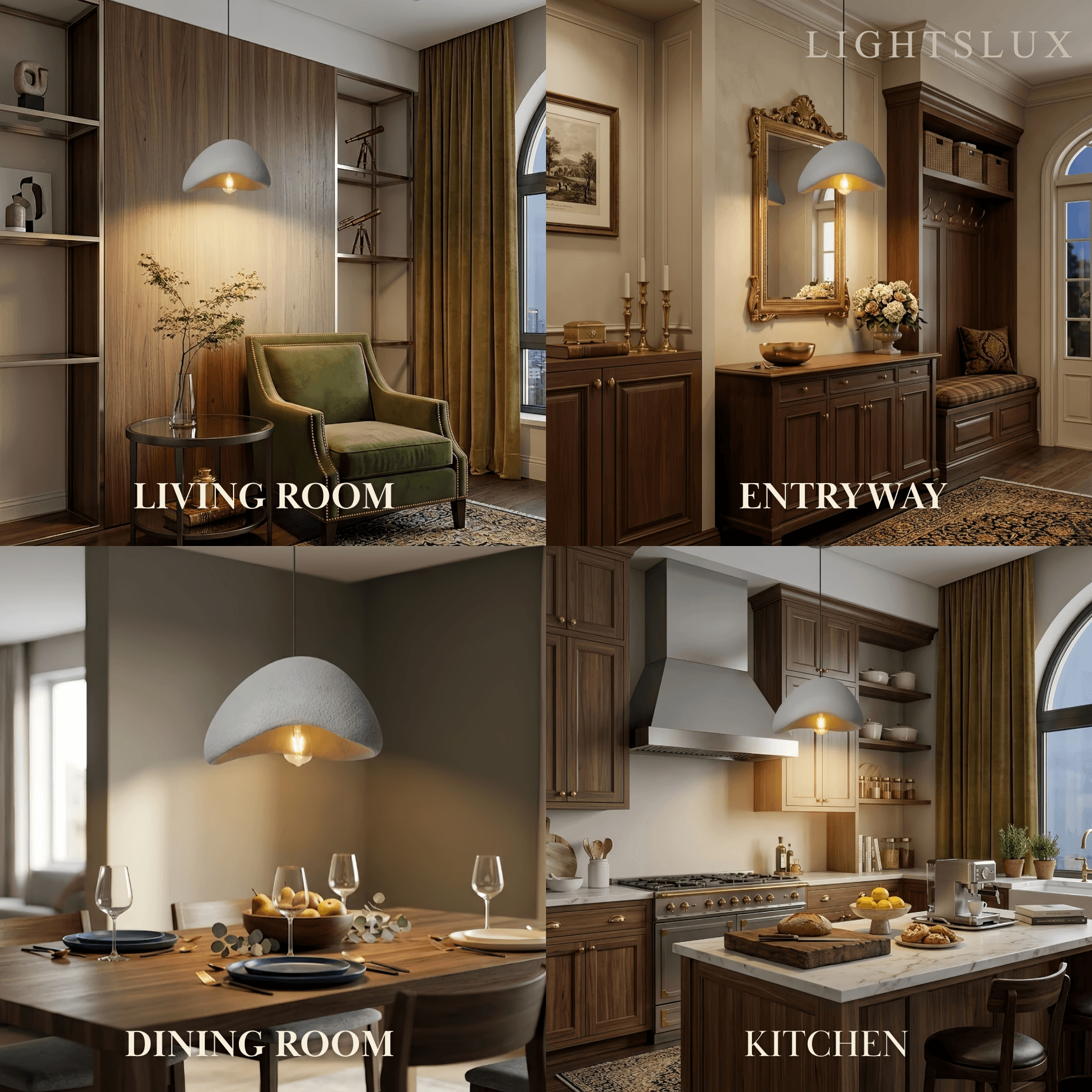 Moderne Polyethyleen Hanglamp - Witte/Grijze Koepel voor Woonkamer - Flindria