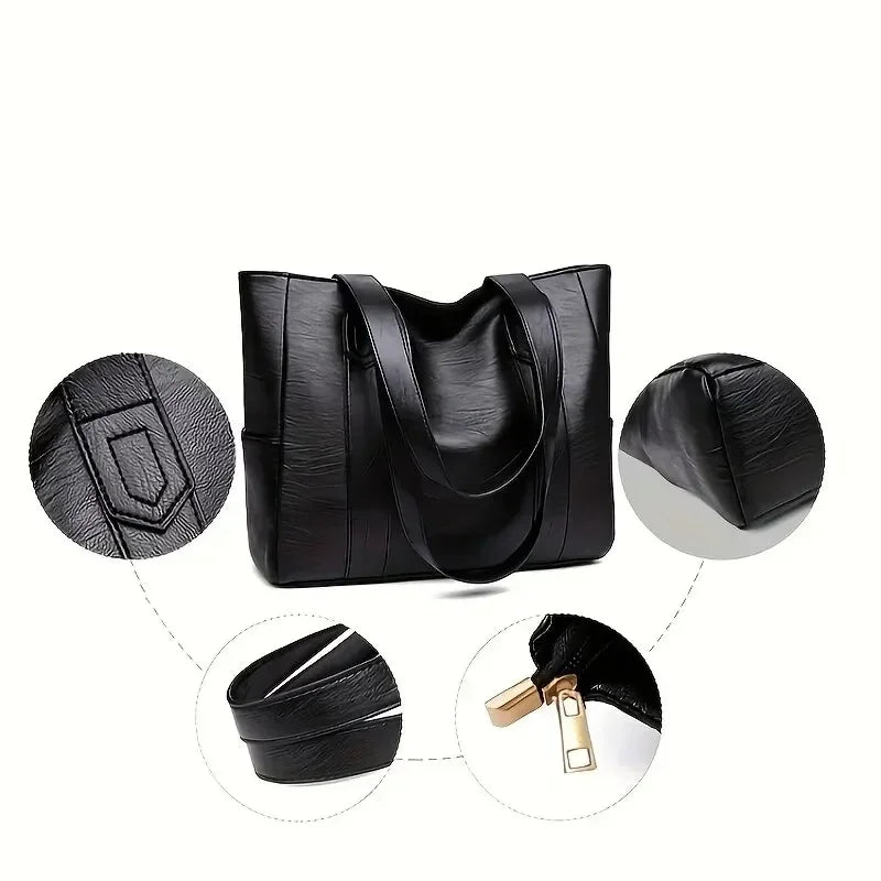 Leather Shoulder Bag – Retro Elegant Smooth Surface & Vintage Style | Filindra