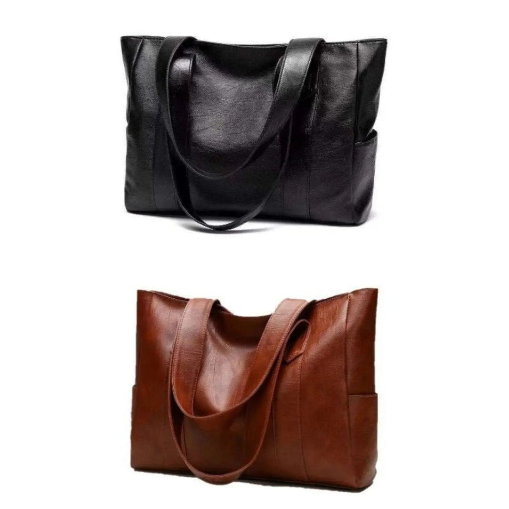 Leather Shoulder Bag – Retro Elegant Smooth Surface & Vintage Style | Filindra