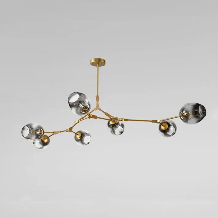 BubbleLight Sputnik-Pendelleuchte — Verzweigtes Glasblasendesign