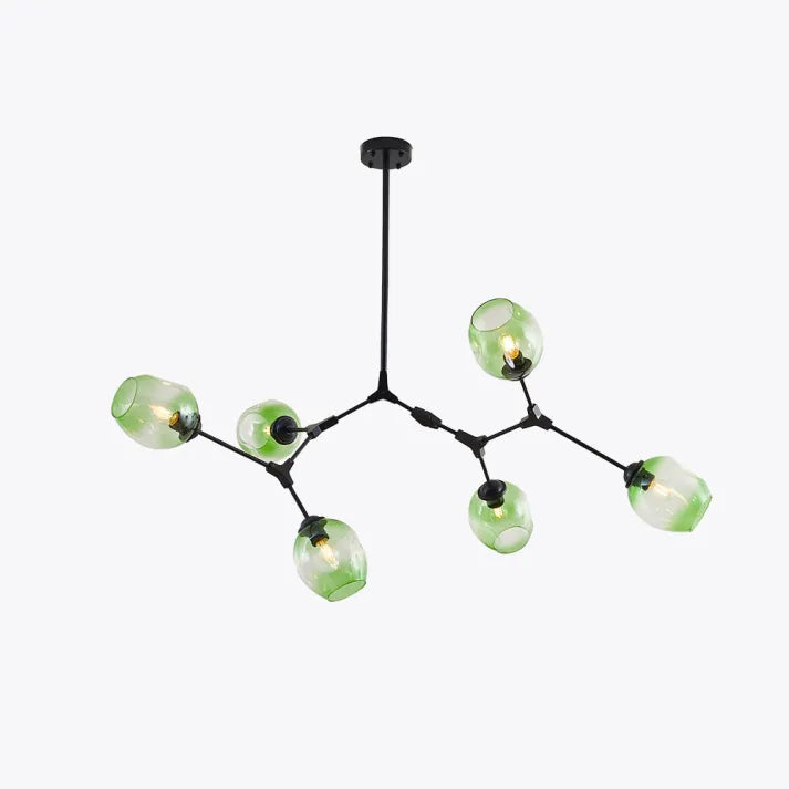 BubbleLight Sputnik-Pendelleuchte — Verzweigtes Glasblasendesign