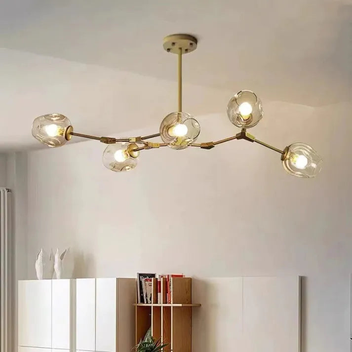 BubbleLight Sputnik-Pendelleuchte — Verzweigtes Glasblasendesign