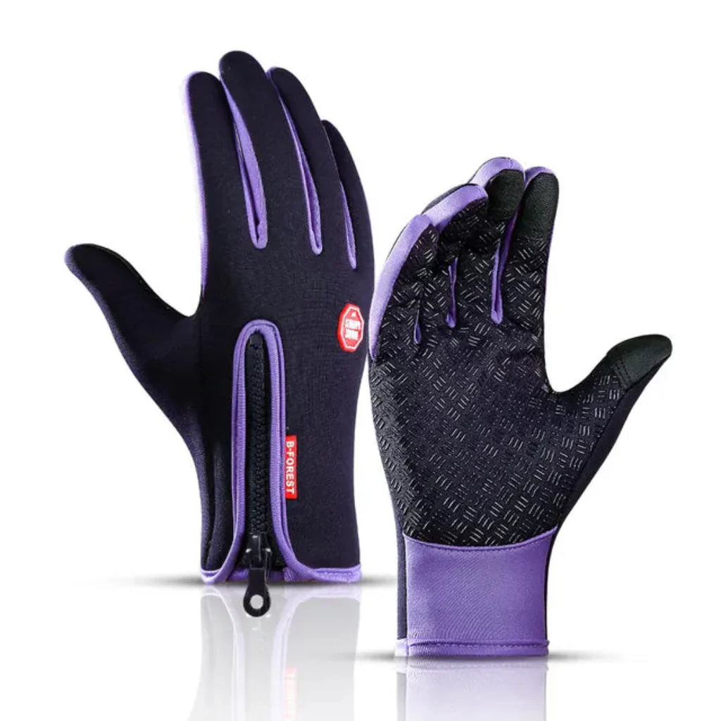 Gants tactiles thermiques imperméables — Design flexible pour temps froid