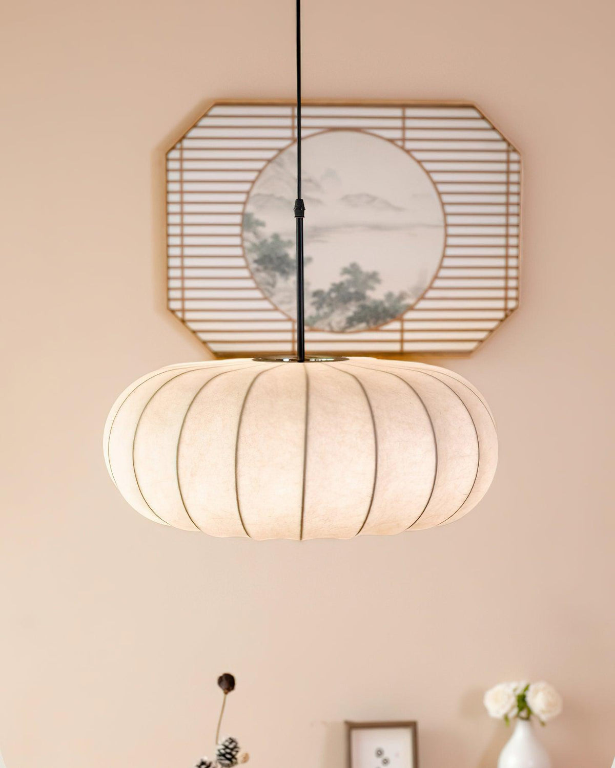 Verona pendellampa — japansk minimalistisk wabi-sabi-design