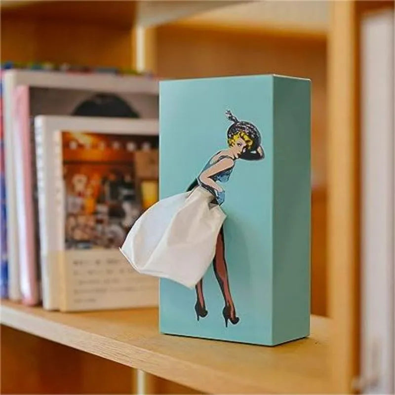 Kevara Keepsake Wooden Tissue Box — Vintage Pin-Up Dress Designs