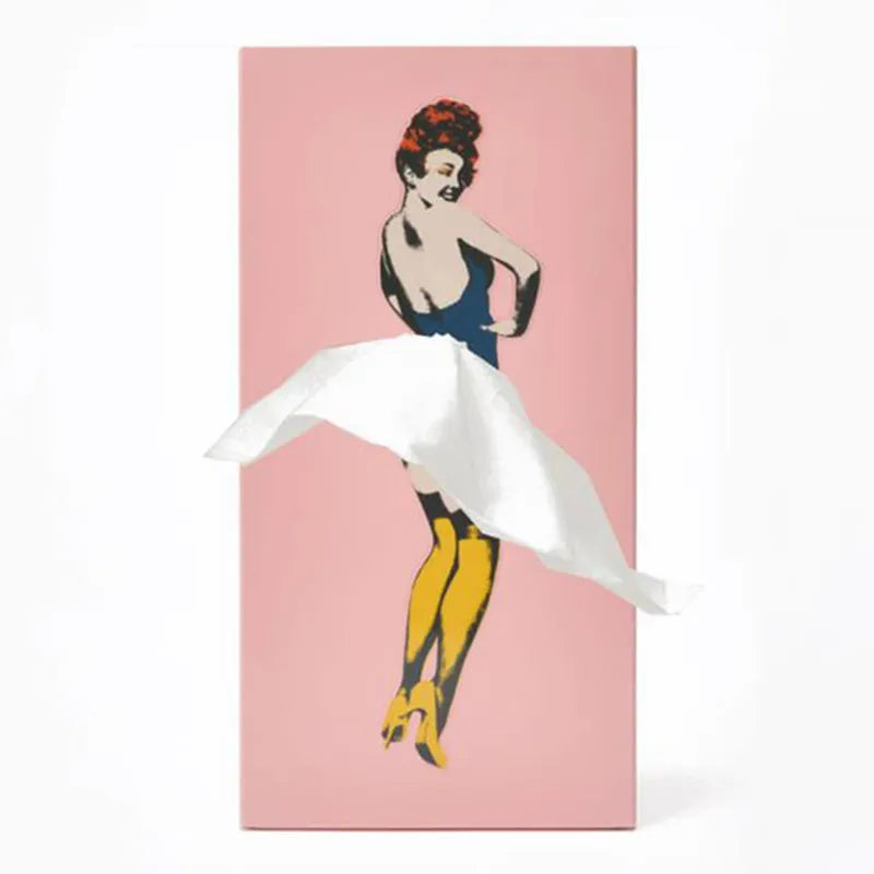 Kevara Keepsake Wooden Tissue Box — Vintage Pin-Up Dress Designs