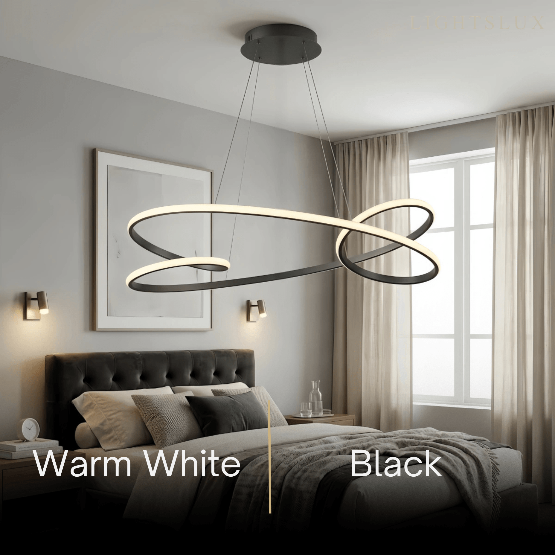 Modern LED Ring Pendant Light — Metal & Acrylic Minimalist for Dining Room - Flindria