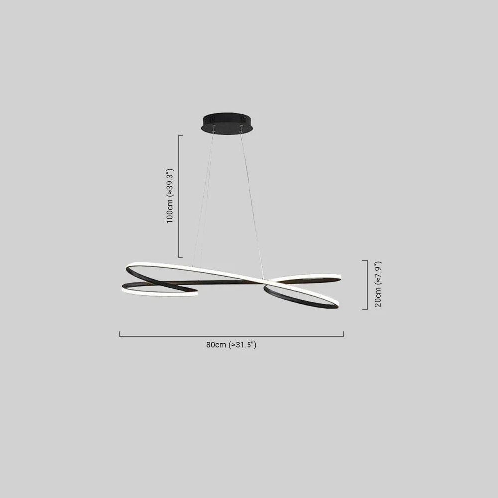 Modern LED Ring Pendant Light — Metal & Acrylic Minimalist for Dining Room - Flindria