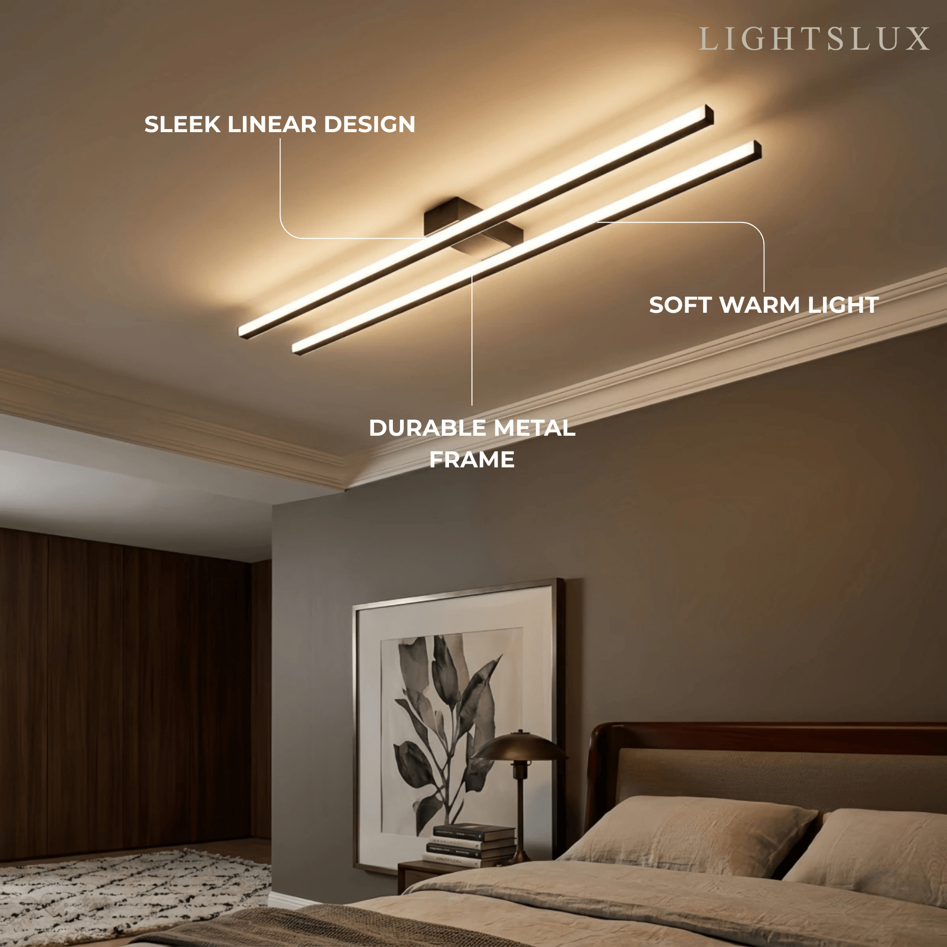 Modern Flush Mount Ceiling Light — Durable Metal & Silicone LED in 3 Colors - Flindria