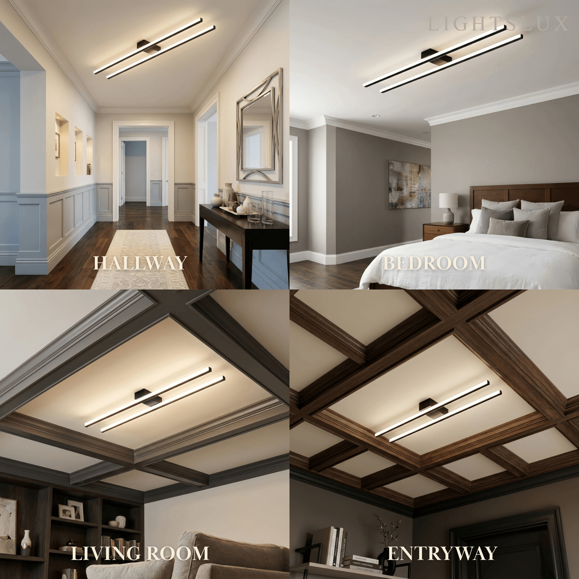 Modern Flush Mount Ceiling Light — Durable Metal & Silicone LED in 3 Colors - Flindria