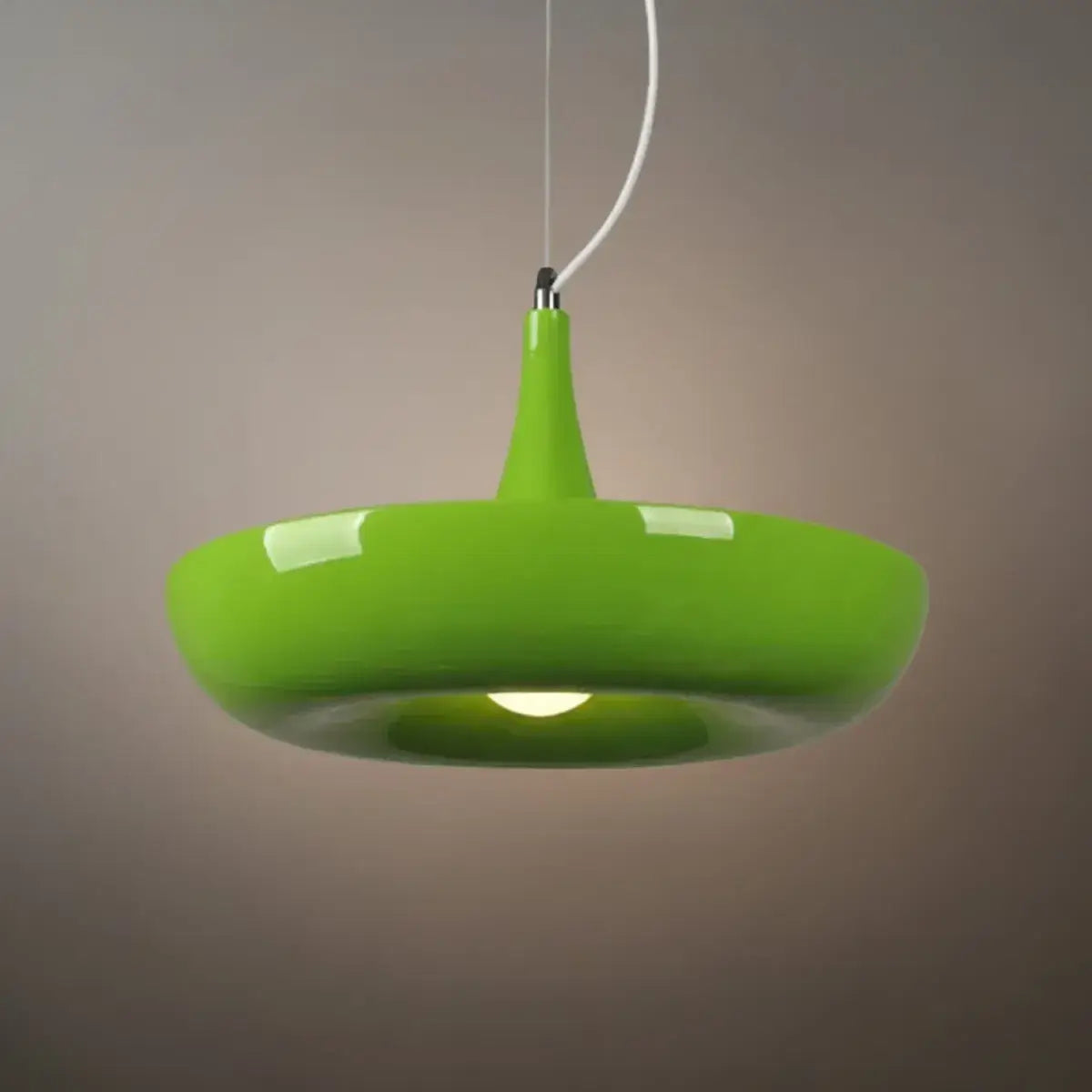 Natural Black/White/Green Bowled Pendant Light – Metal Design for Dining Room - Flindria