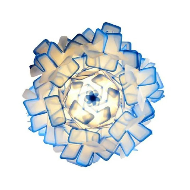 Art Deco Modern Multicolor Decorative Flower Acrylic Pendant Light - Flindria