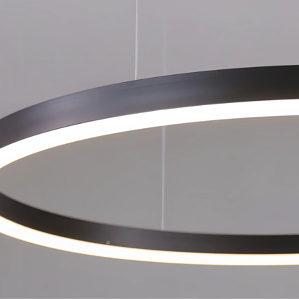 Moderne metalen hanglamp - zwart/goud/koffiekleurig voor woonkamer - Flindria
