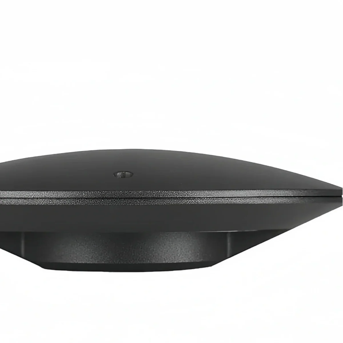 Minimalist Disc-Shaped Wall Lamp - Black Metal for Outdoor Corridor - Flindria