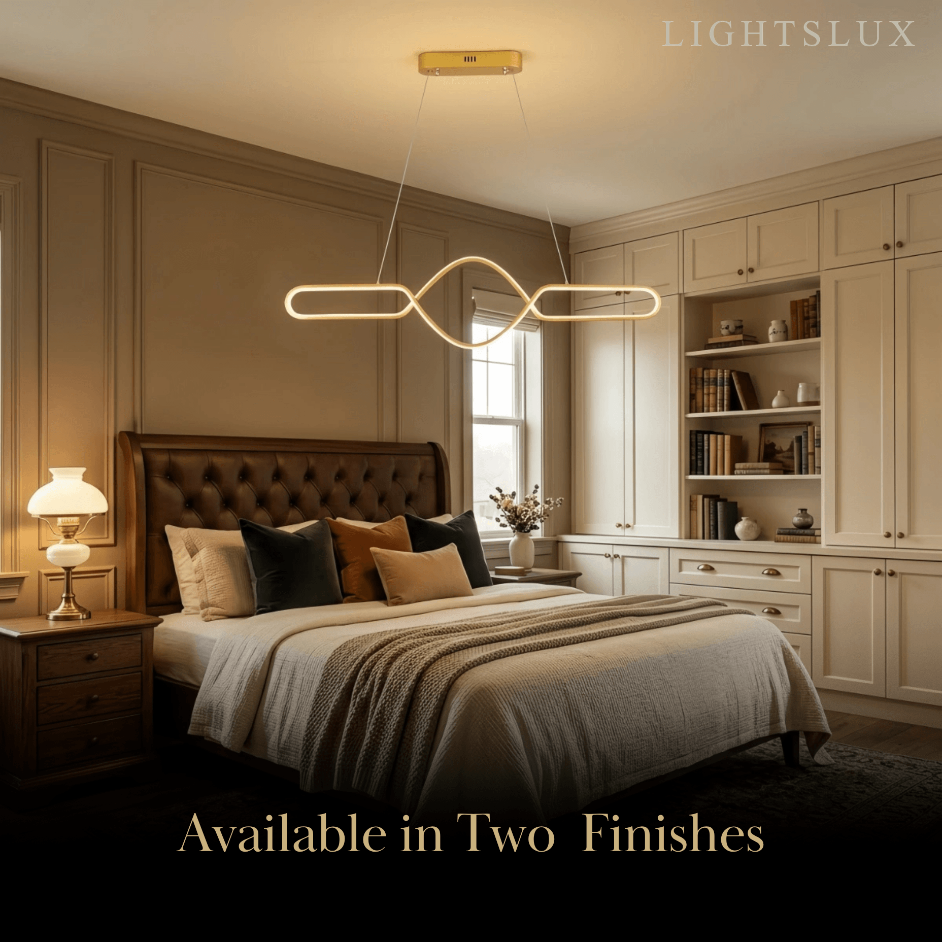 Minimalist Dimmable Pendant Light — Black Metal & Silica Gel Cross Linear Dining Room - Flindria