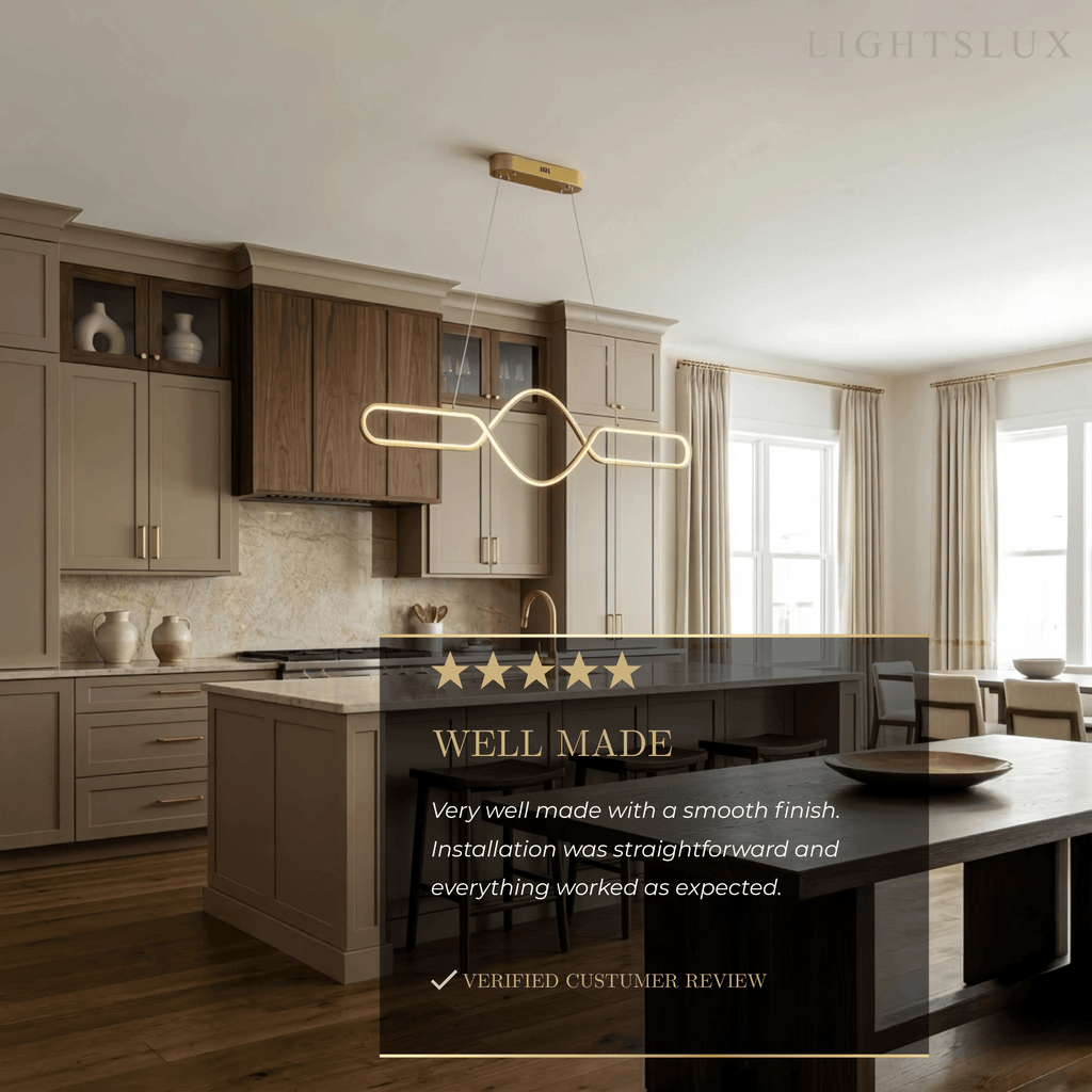 Minimalist Dimmable Pendant Light — Black Metal & Silica Gel Cross Linear Dining Room - Flindria