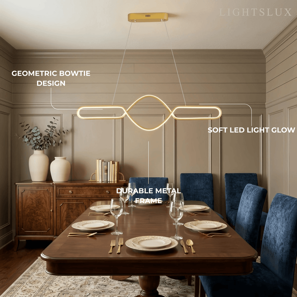 Minimalist Dimmable Pendant Light — Black Metal & Silica Gel Cross Linear Dining Room - Flindria