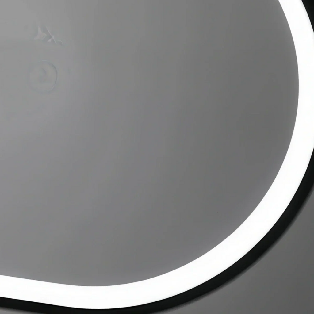 Modern Oval Pendant Light - White/Black/Gold Metal for Dining Room - Flindria