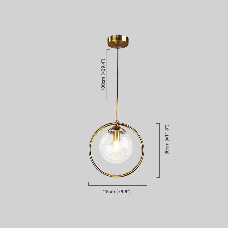 Lámpara colgante moderna de burbujas – Vidrio gris/transparente con metal para comedor - Flindria