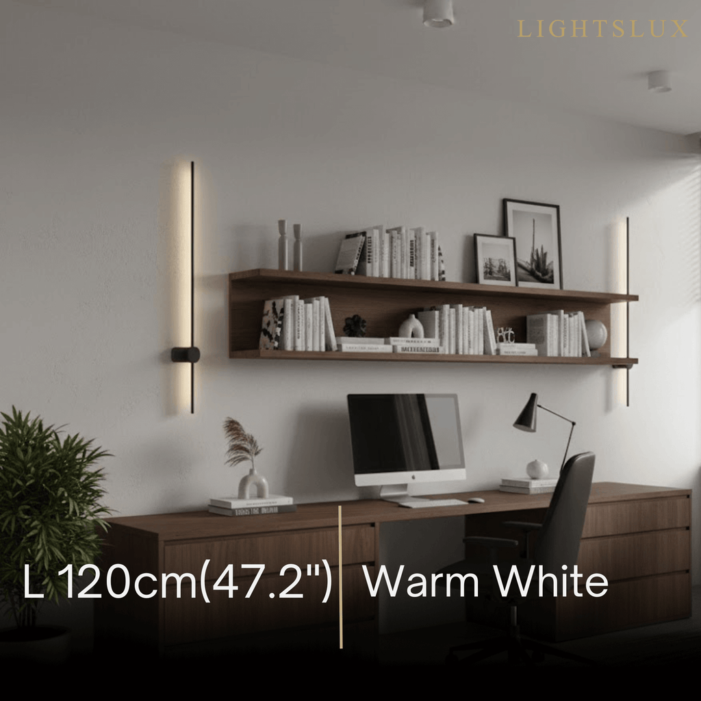 Minimalist LED Wall Lamp- Linear Light for Bedroom - Flindria