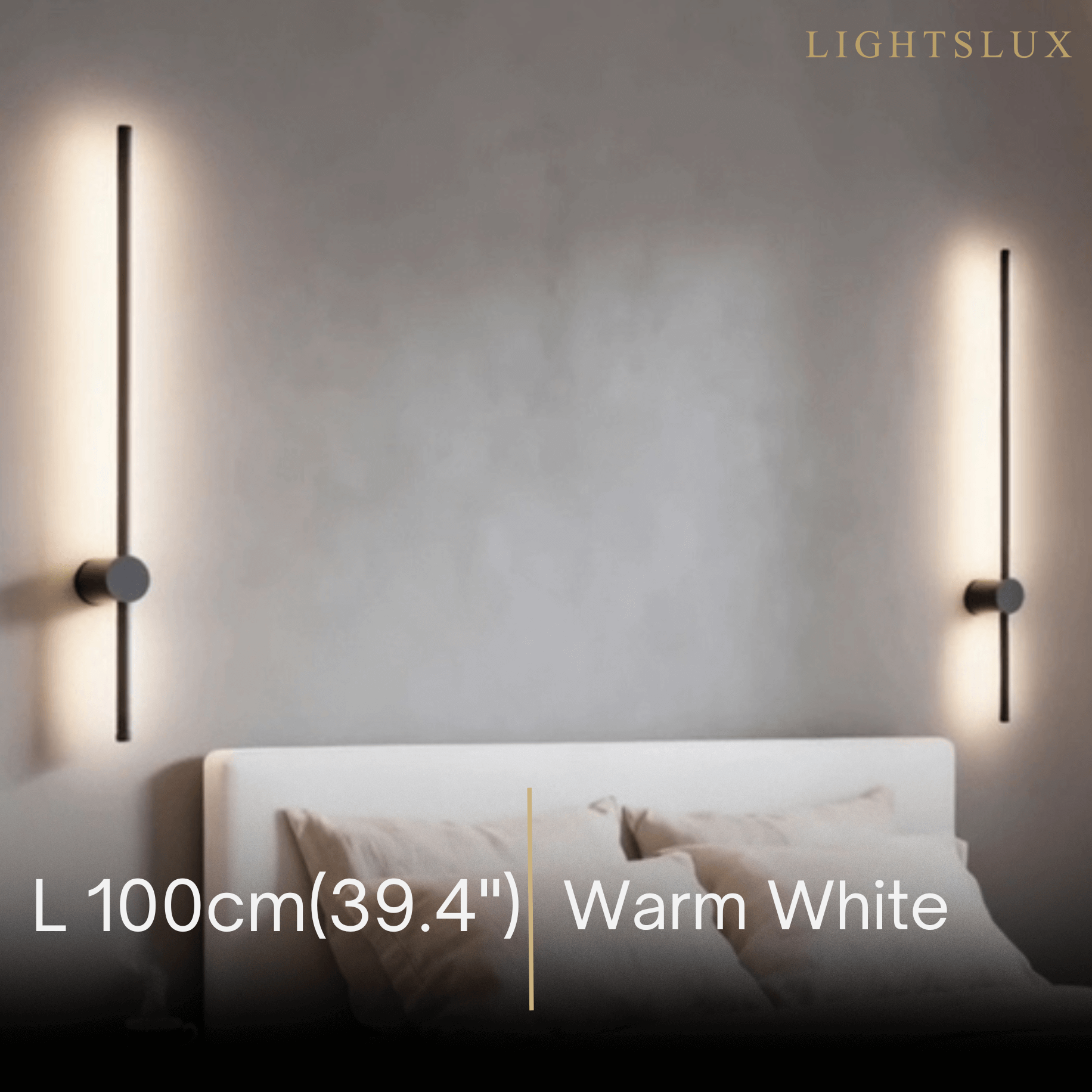 Minimalist LED Wall Lamp- Linear Light for Bedroom - Flindria
